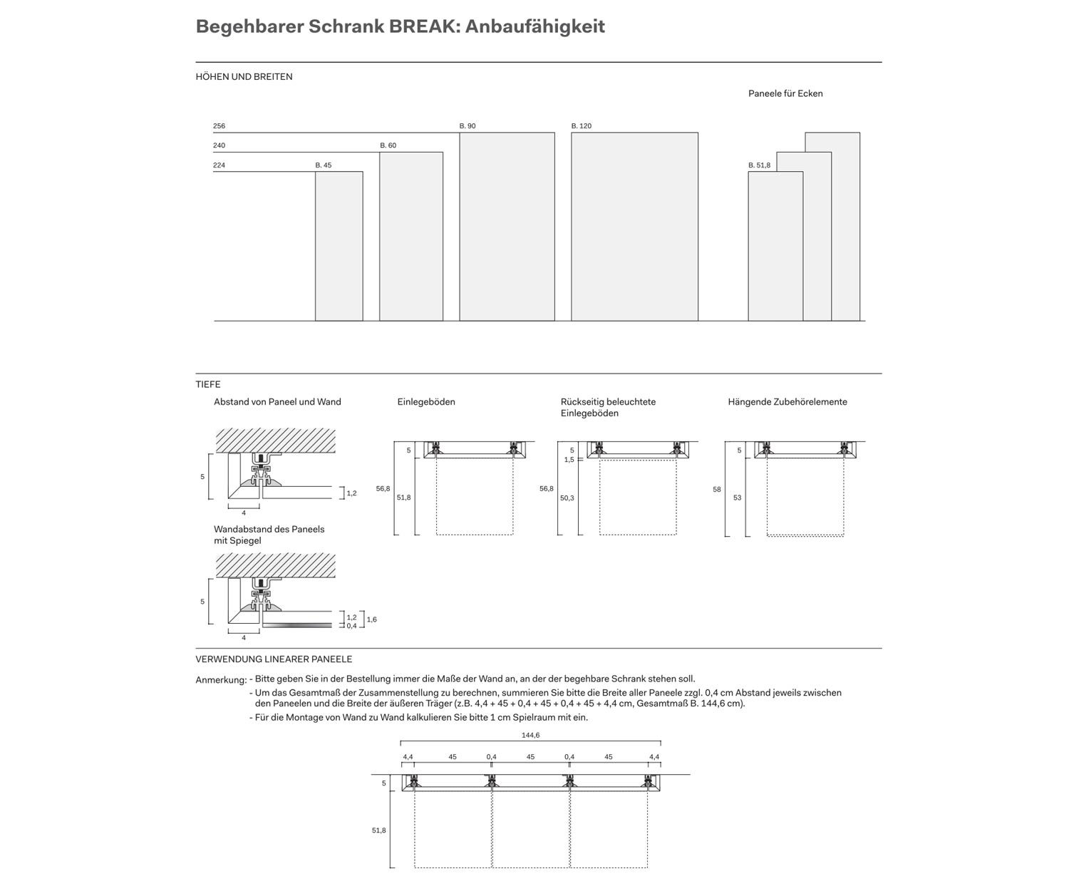 Begehbarer Kleiderschrank Break Maße Angaben Begehbarer Kleiderschrank Break Maße Angaben