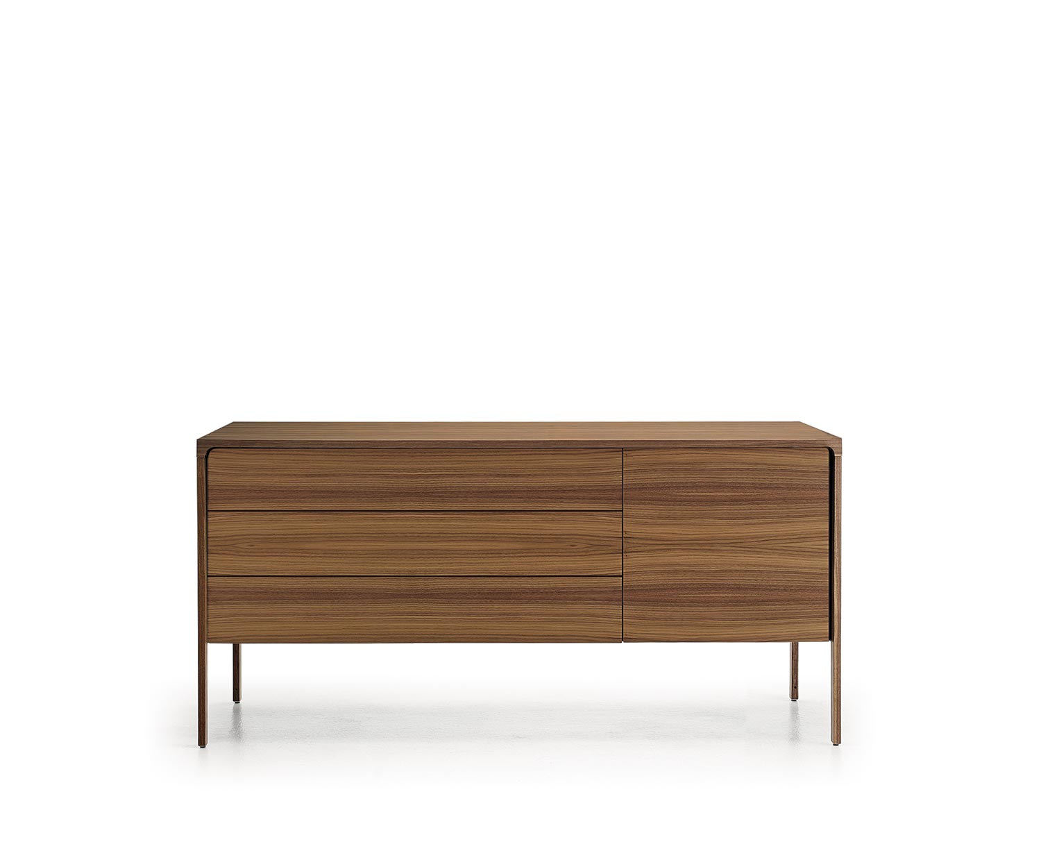 Punt Design Sideboard Tactile Walnuss mit 3 Türen Punt Design Sideboard Tactile Walnuss mit 3 Türen