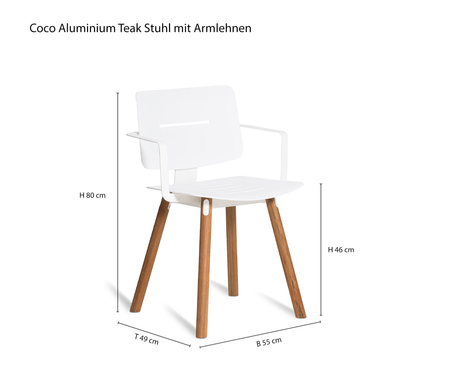 Coco Designer Armlehnen Teak Stuhl von Oasiq Skizze Maße Größen Größenangaben Coco Designer Armlehnen Teak Stuhl von Oasiq Skizze Maße Größen Größenangaben