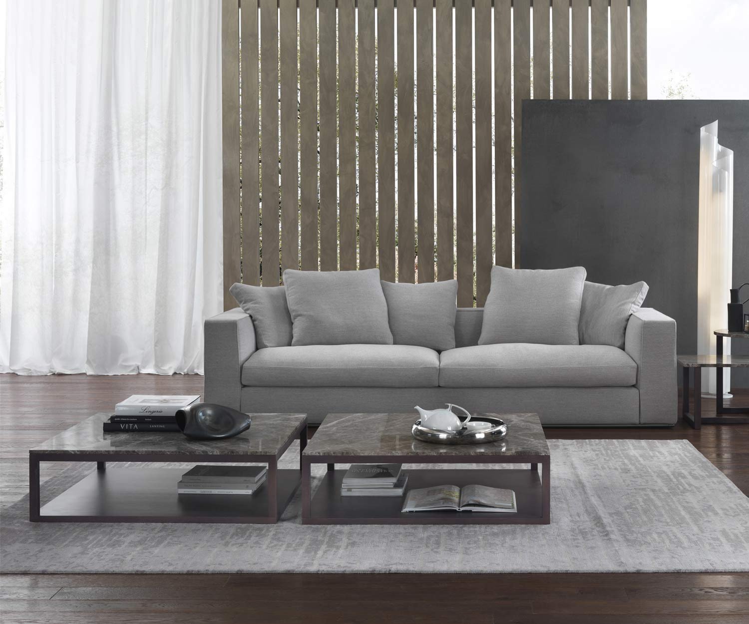 Hochwertiger Marelli Stone Design Couchtisch mit brauner Tischplatte in Perfetto Marmor Hochwertiger Marelli Stone Design Couchtisch mit brauner Tischplatte in Perfetto Marmor