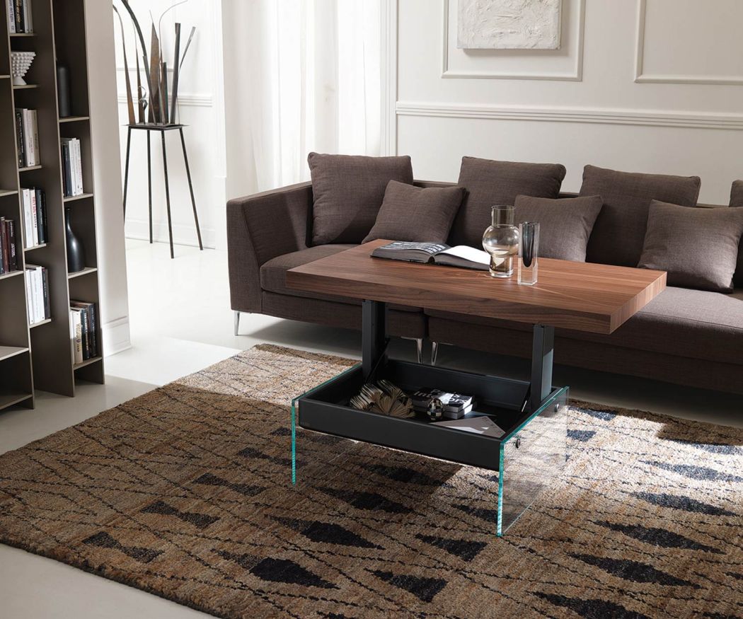 Ozzio Table basse Bellagio noyer