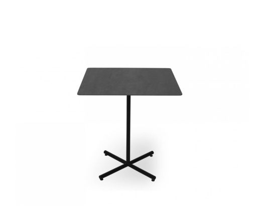 Exclusif Todus Condor Table de bistrot design avec plateau rectangulaire en anthracite