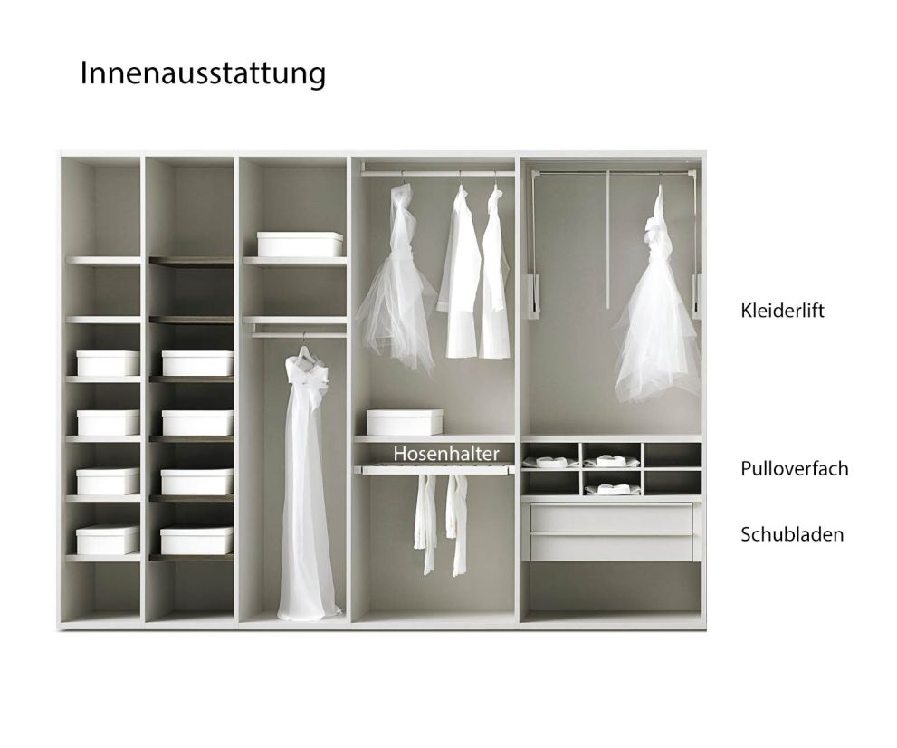 Livitalia Design Armoire Liscia Intérieur