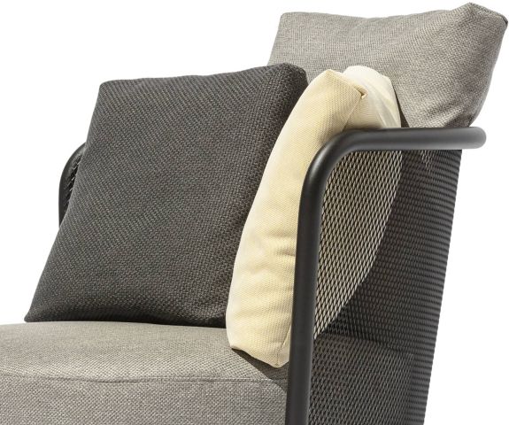 Haute qualité Todus Baza Round Fauteuil design en détail Accoudoirs Tissus
