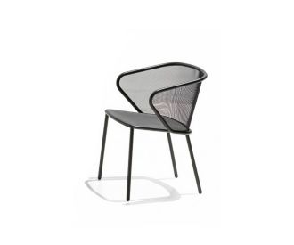 Exclusif Todus Condor Chaise design à accoudoirs avec structure en anthracite