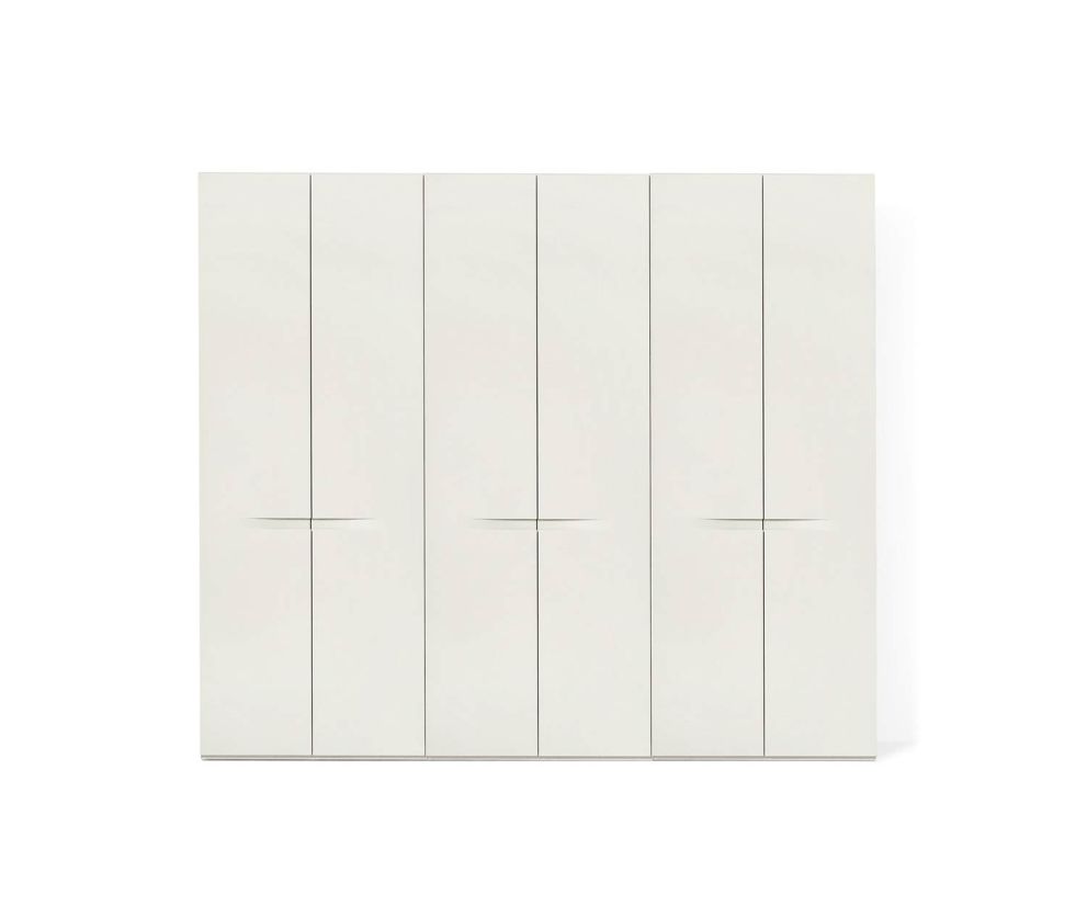 Exclusif Livitalia Armoire design Vela en gris clair