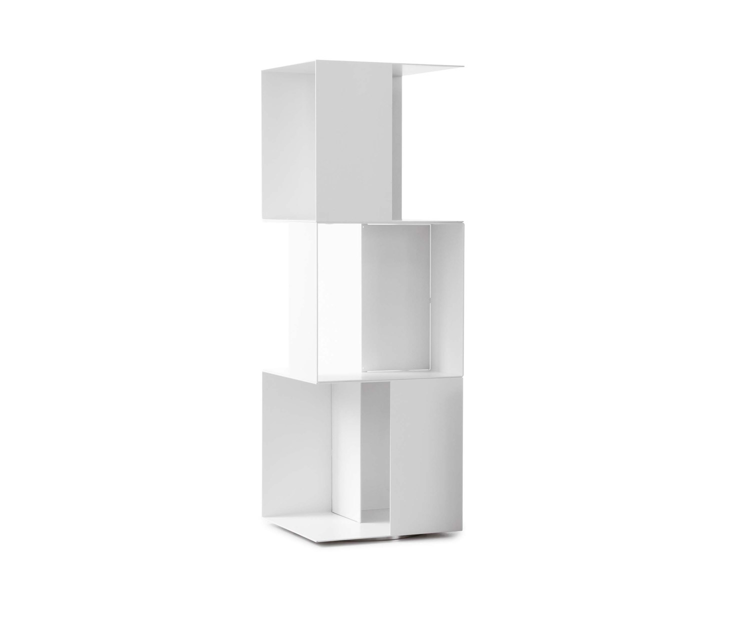 Novamobili Étagère sur pied Freebook 3 modules blanc mat
