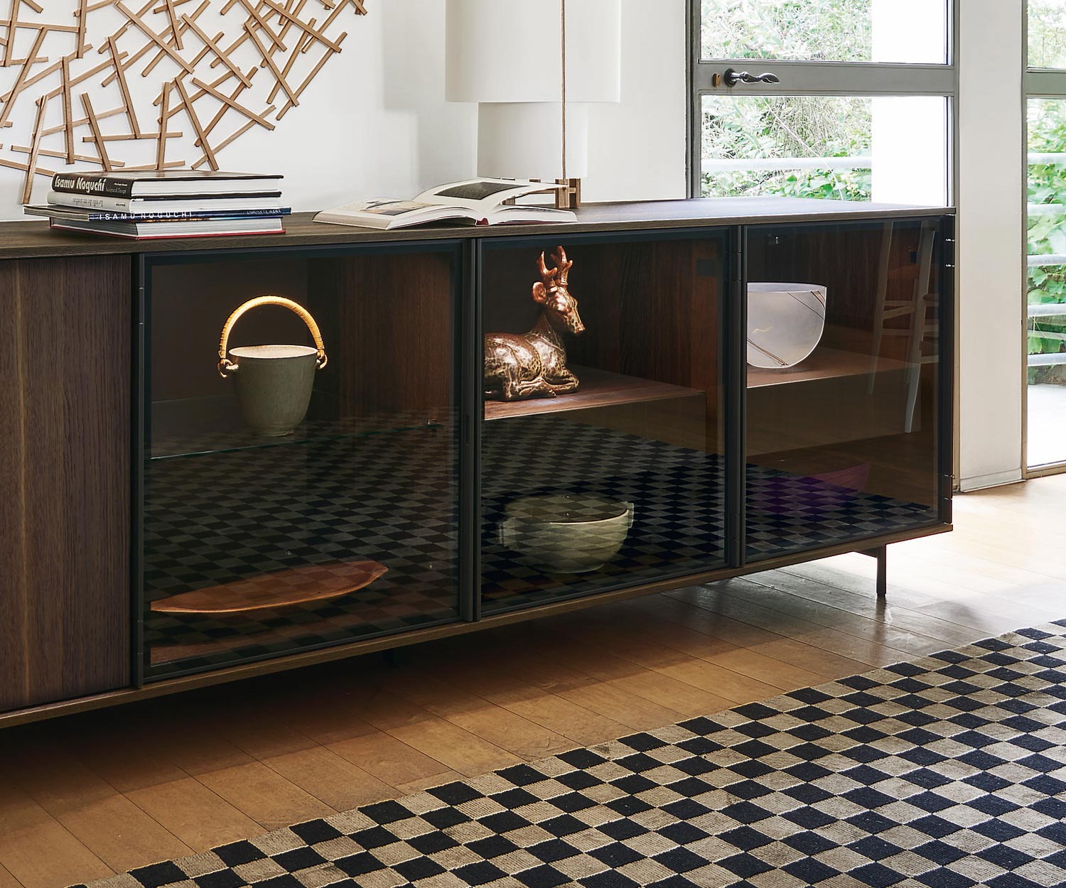 Haute qualité Livitalia Design Sideboard avec éclairage de l'intérieur