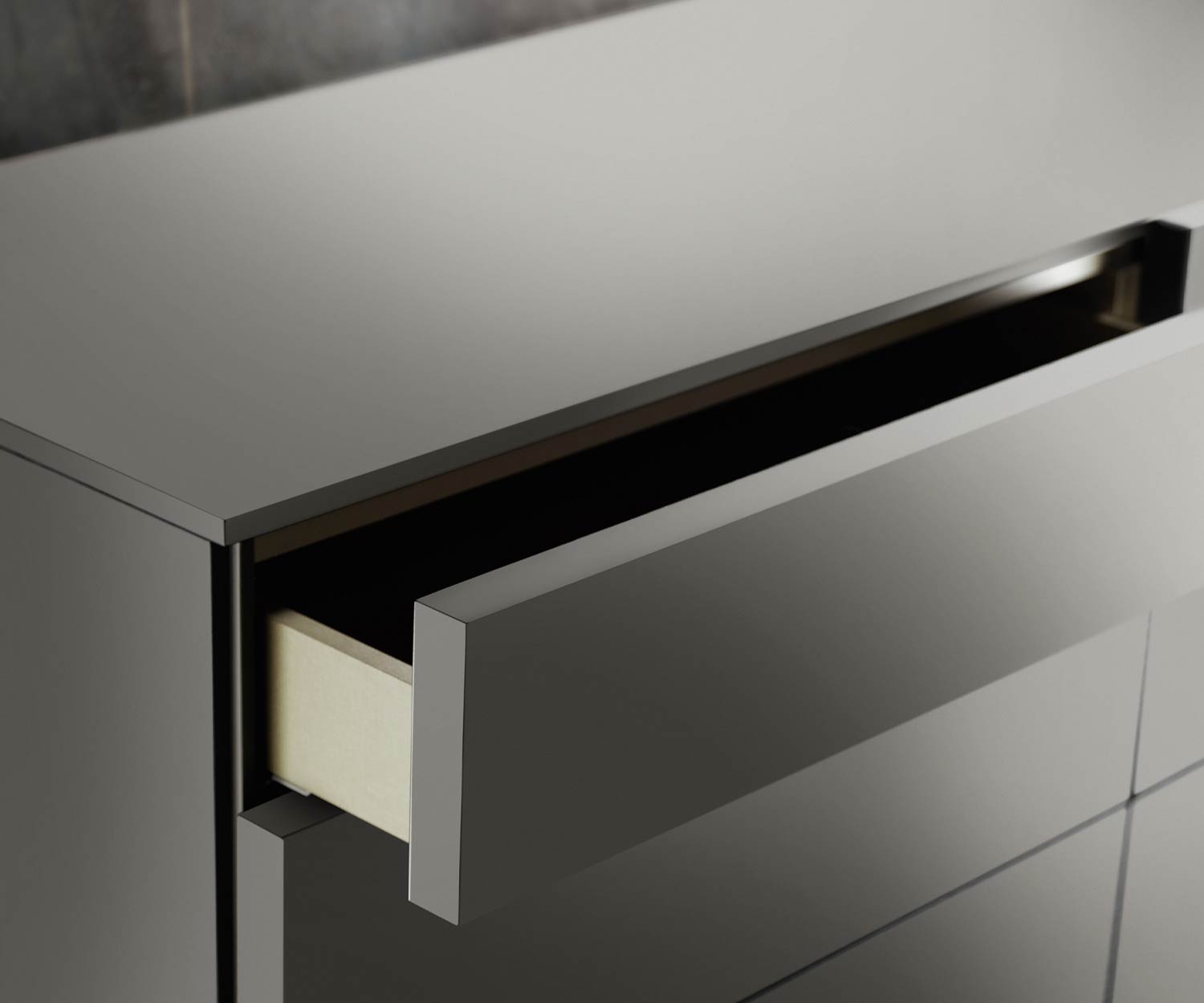 Livitalia Commode de haute qualité Valeo détail tiroir ouvert